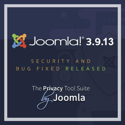 Joomla! 3.9.13 ถูกปล่อยแล้ว