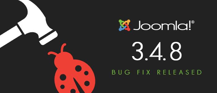 Joomla! 3.4.8 ออกแล้ว