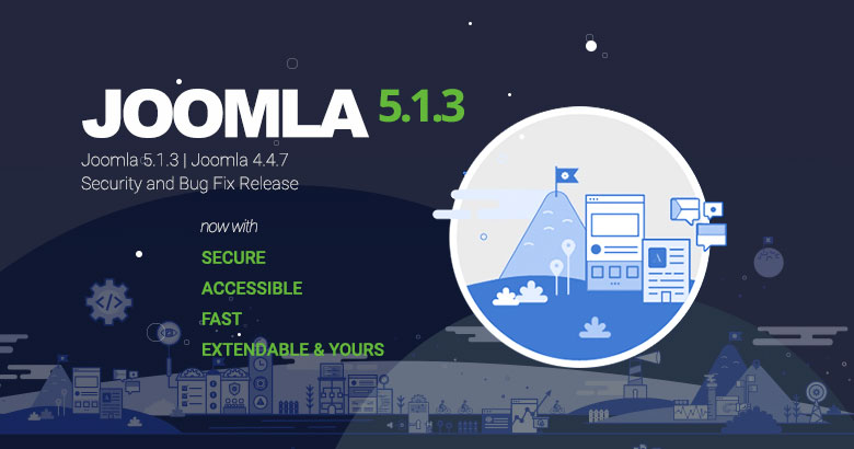 Joomla 5.1.3 และ Joomla 4.4.7 รุ่นแก้ไขความปลอดภัย และข้อบกพร่อง