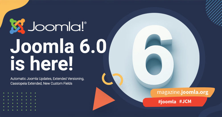 Joomla 6.0 และ Joomla 5.4 มาแล้ว!